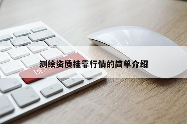 測(cè)繪資質(zhì)掛靠行情的簡(jiǎn)單介紹